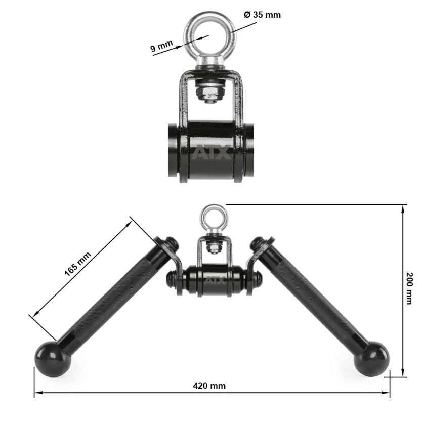 ATX® Black Line V Bar