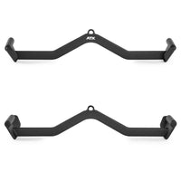 ATX® Lat Foam Grip - Latzugstange 75 cm kompatibel zu allen handelsüblichen Karabinerhaken mit 6 – 10 mm Durchmesser