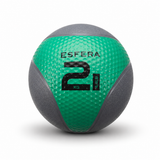 Medizinball aus Gummi – 2 kg grün