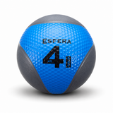 Medizinball aus Gummi – 4 kg blau