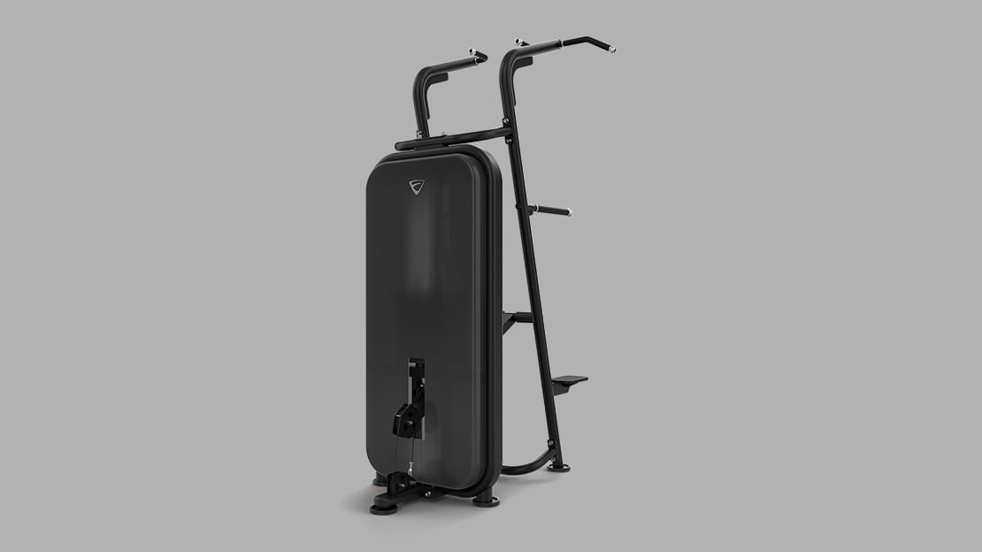 Dip / Klimmzug Maschine Stack Weight - Vision Fitness Vollständig eingehauster Gewichtsstapel