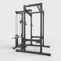 ATX® Power Rack PRX-780 mit Latzug - Hantelscheibenaufnahme 3D-Ansicht