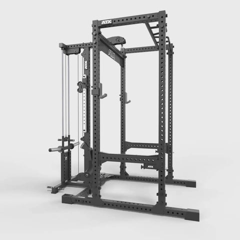 ATX® Power Rack PRX-780 mit Latzug - Hantelscheibenaufnahme 3D-Ansicht