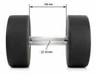 Hantelset Polyurethan 5 bis 20/ 30/ 40 kg + Ablage Innendurchmesser
