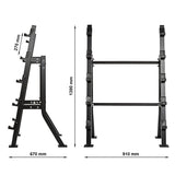 ATX® PRO-Style Kompaktlanghanteln – Gummiert SET