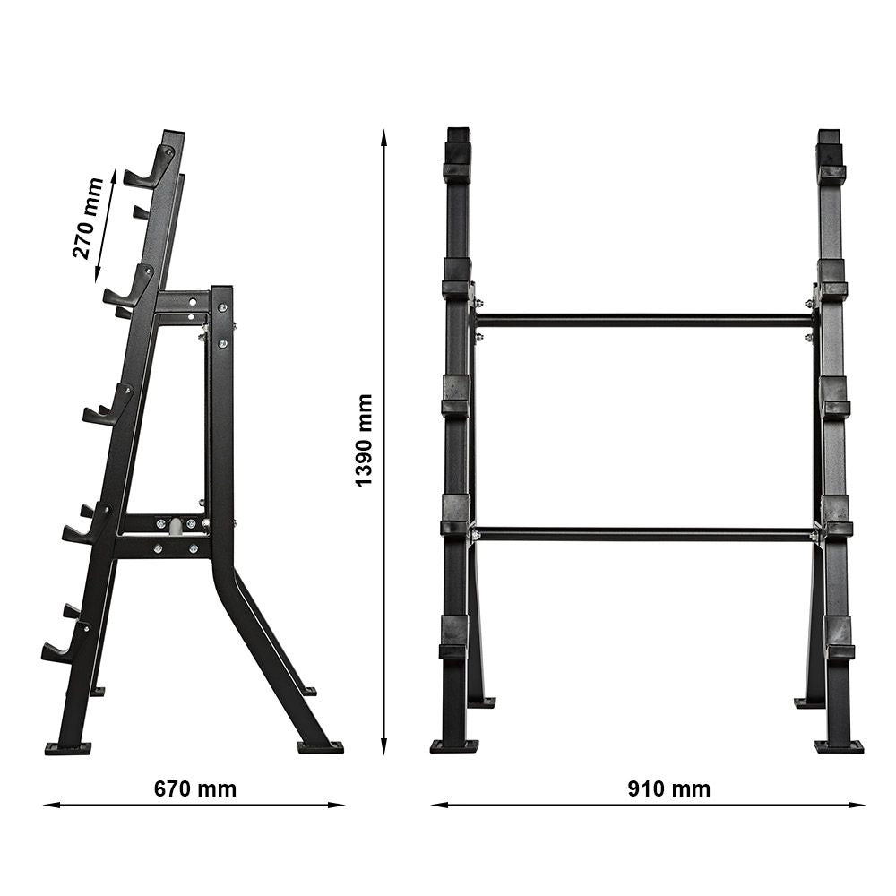 ATX® PRO-Style Kompaktlanghanteln – Gummiert SET