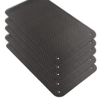 Profi Gymnastikmatte schwarz Set - 5 Stück