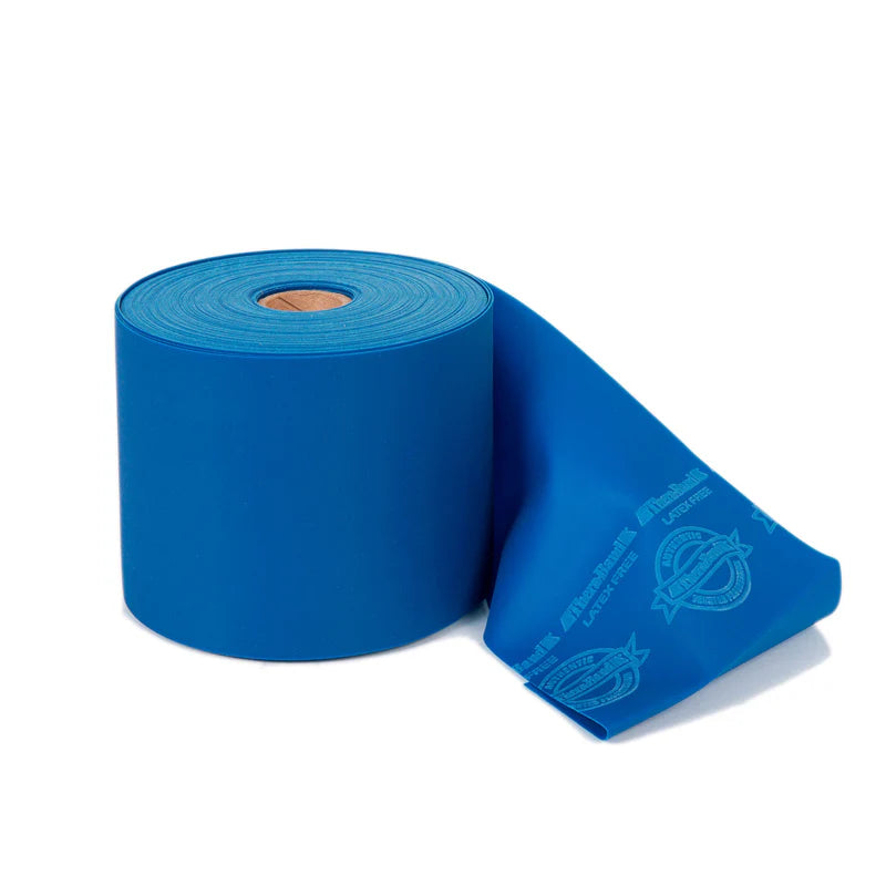 TheraBand latexfrei 45 m - blau extra stark