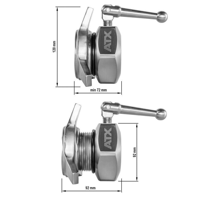 ATX® Wettkampfverschluss IPF - Paar / 5 KG