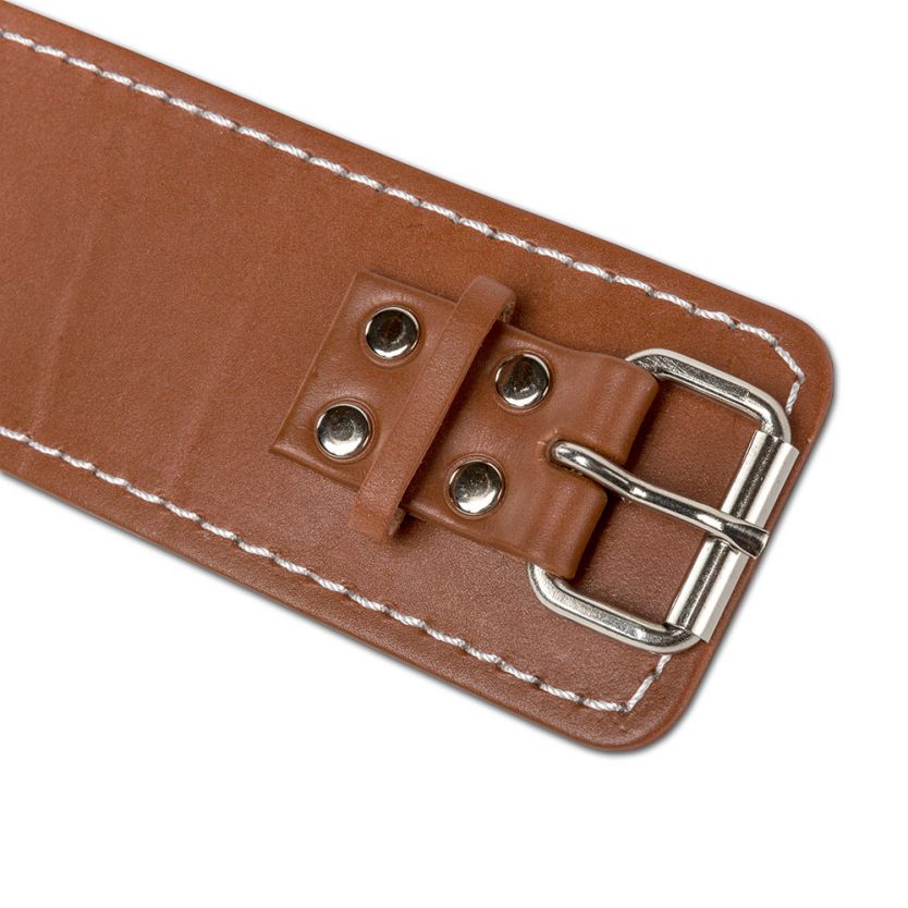 Leather foot strap - adjustable, extra soft padded