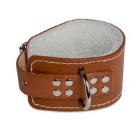 Leather foot strap - adjustable, extra soft padded