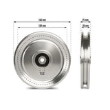 Aluminium Seilrolle / Umlenkrolle ø 140 mm Maße