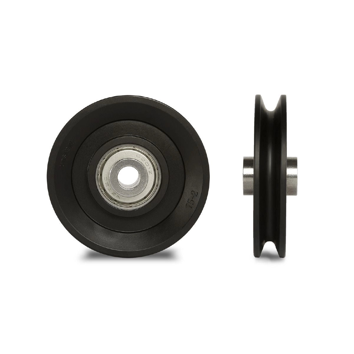 Seilrolle / Umlenkrolle ø 75 mm Komplettansicht