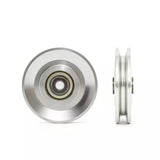 Rope pulley / deflection pulley - aluminum Ø 90 mm