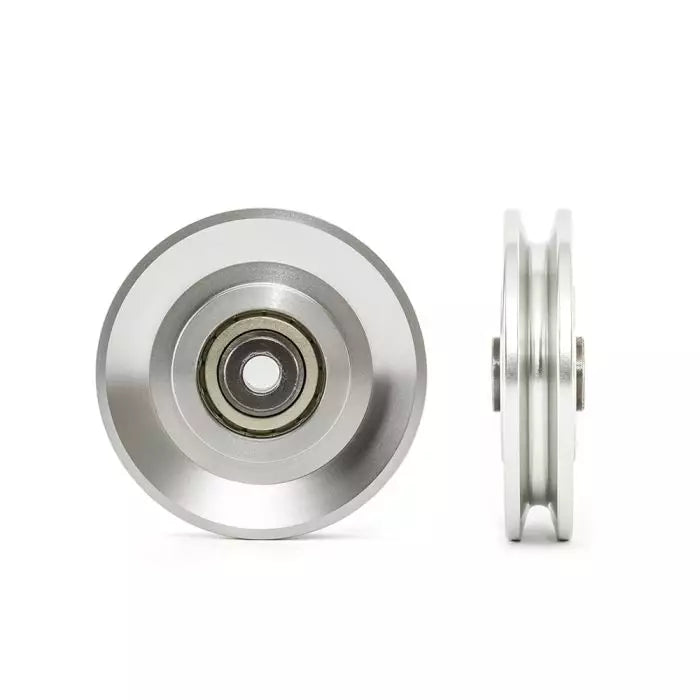 Rope pulley / deflection pulley - aluminum Ø 90 mm