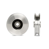 Aluminium Seilrolle / Umlenkrolle ø 75 mm von allen Seiten
