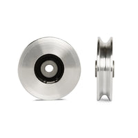 Aluminium Seilrolle / Umlenkrolle ø 75 mm von allen Seiten